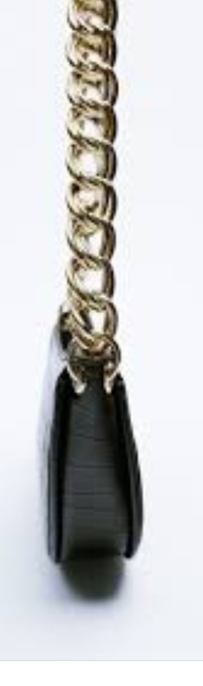Zara shoulder bag with chain - Picture 4 of 9